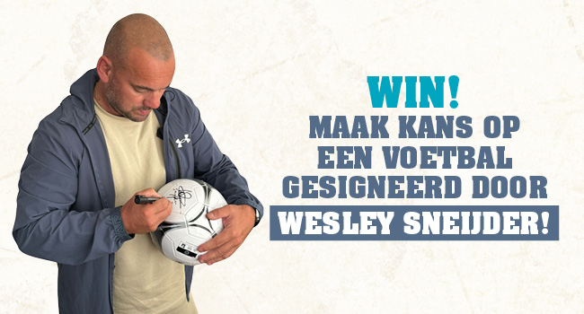 Swique - gesigneerde bal Wesley Sneijder